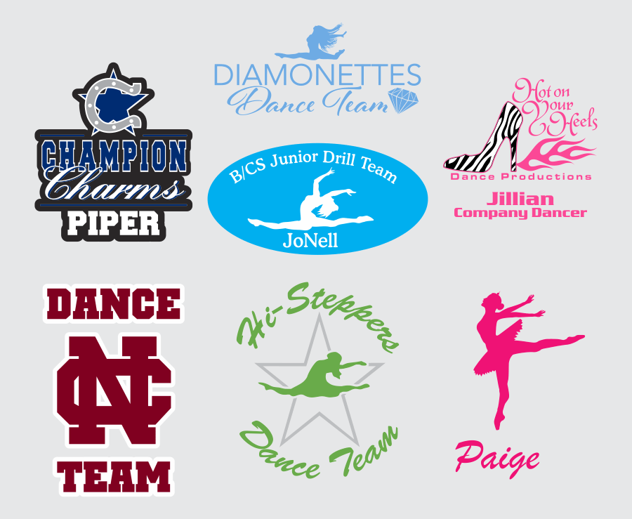 Dance and Drill Team Decals Signs & Printing